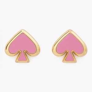 Kate Spade Everyday Spade Enamel Studs Pink